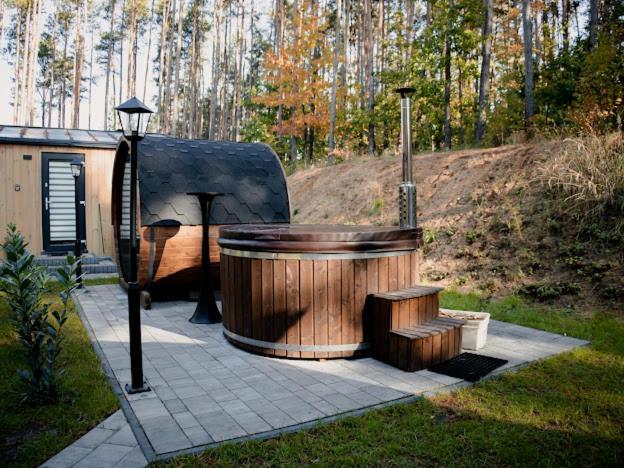 Domek Relaksu Borków Exteriör bild